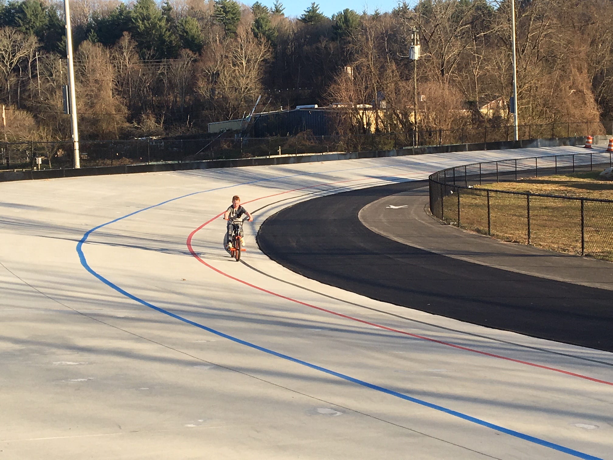 Asheville velodrome bicycle track 